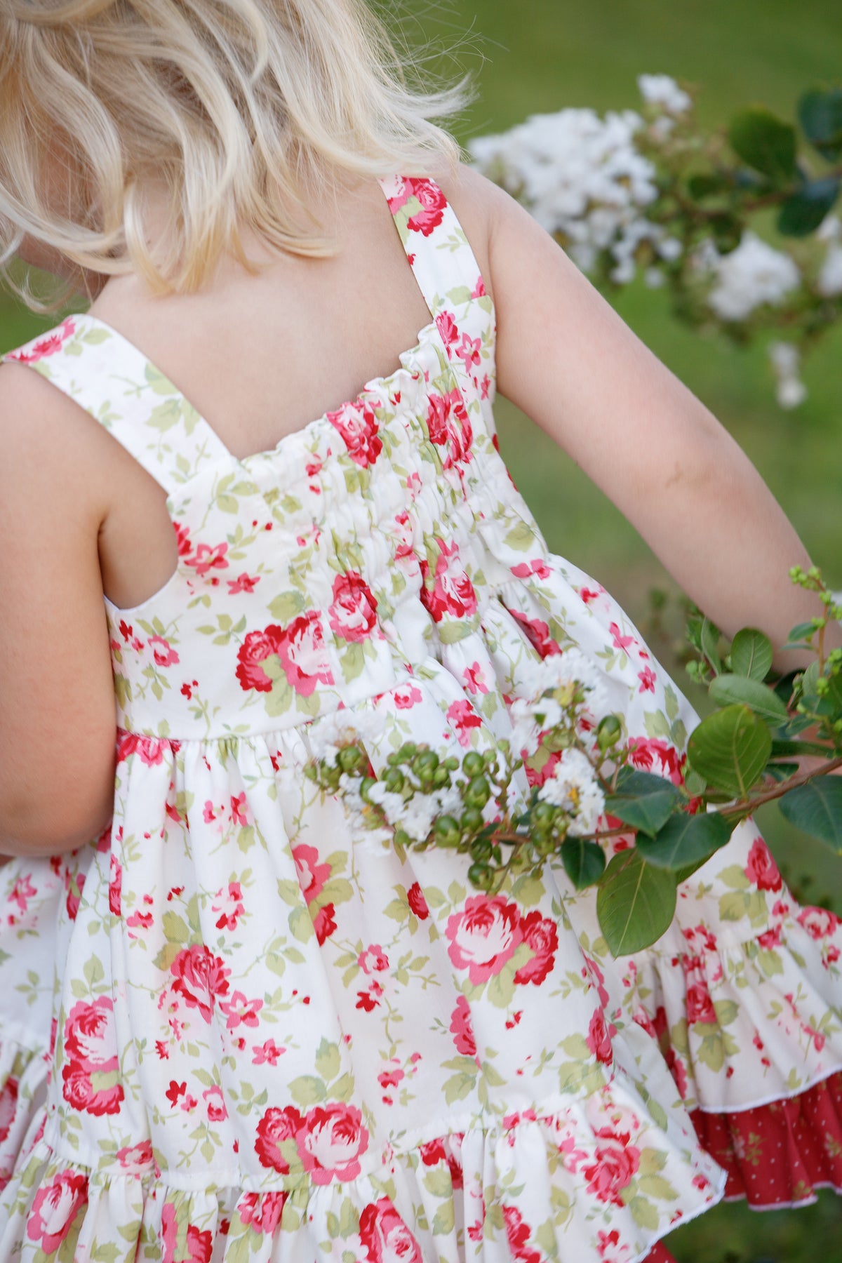 Country Cottage Rose Baby Dress