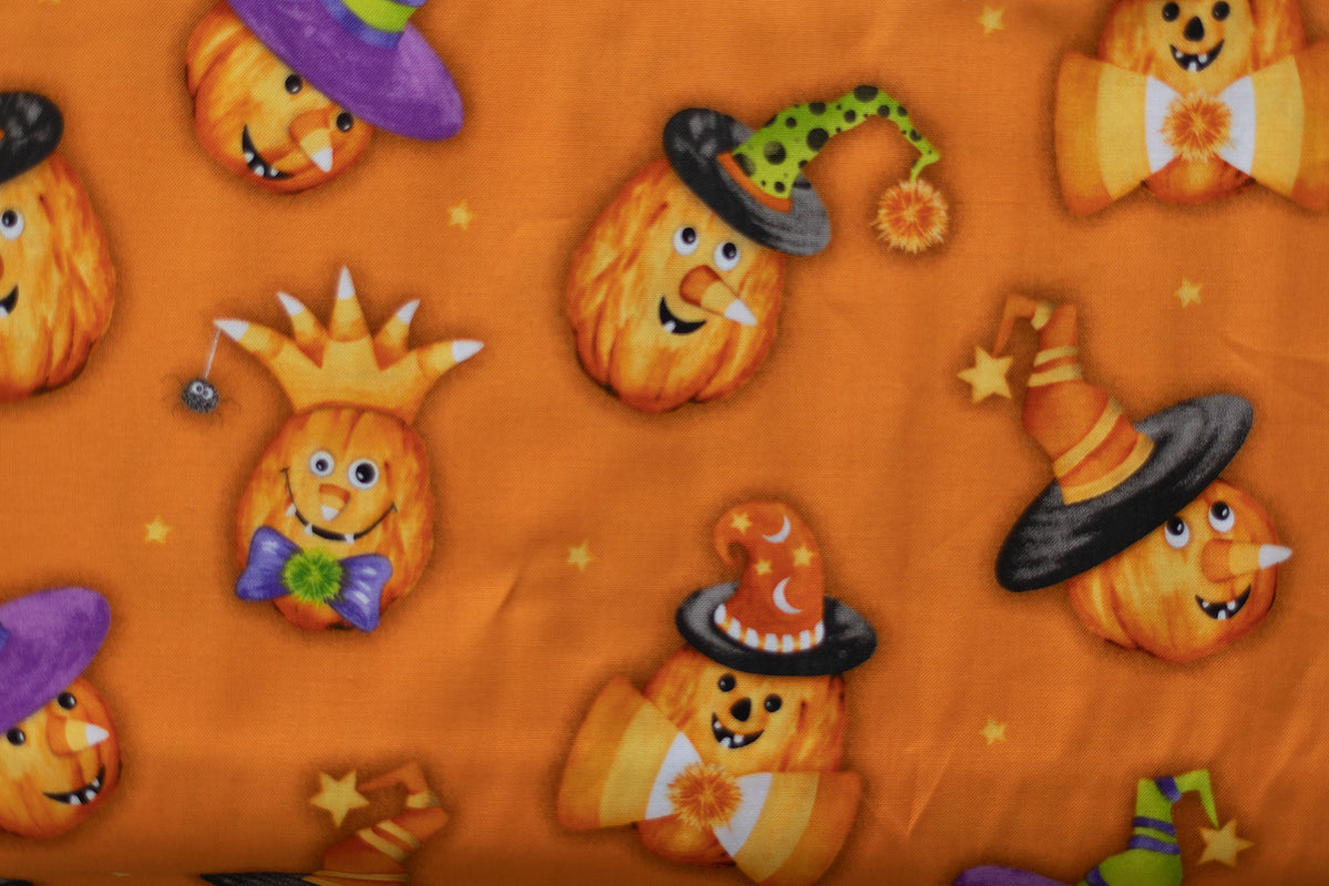 Happy Haunting Halloween Fabric - Henry Glass Co.