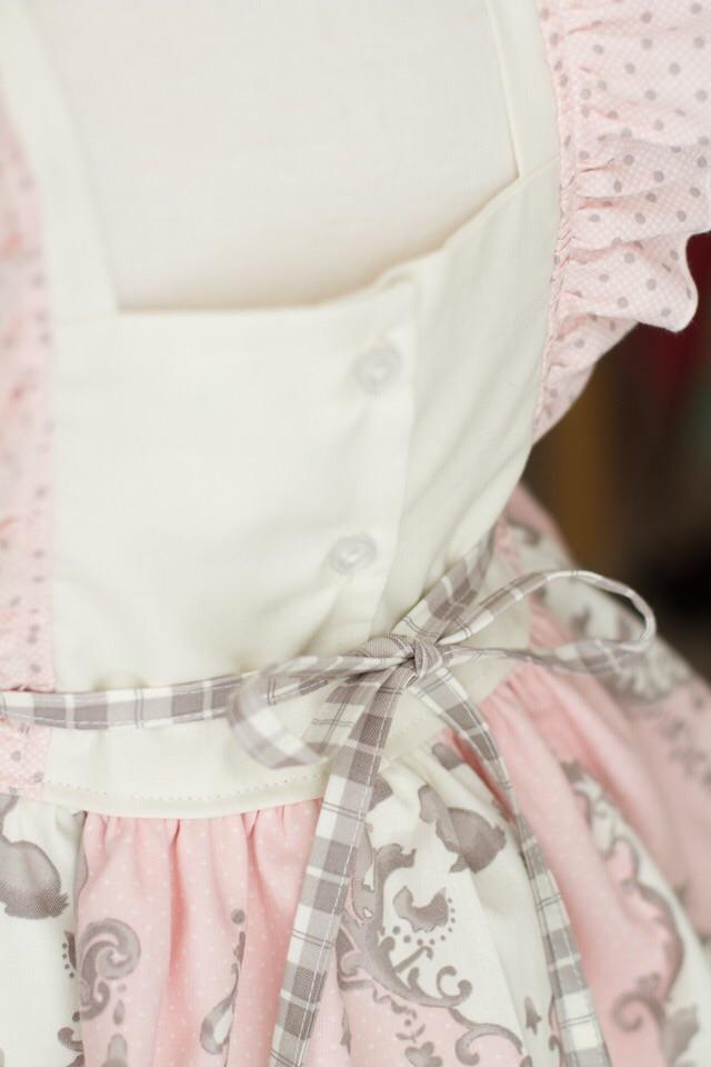 April Pink Easter Flutter Dress - Kinder Kouture