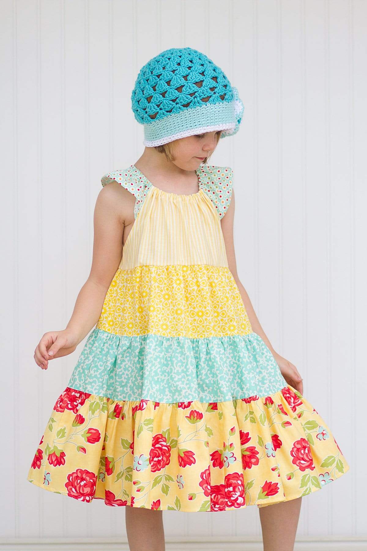 Banana Blooms Dress - Kinder Kouture