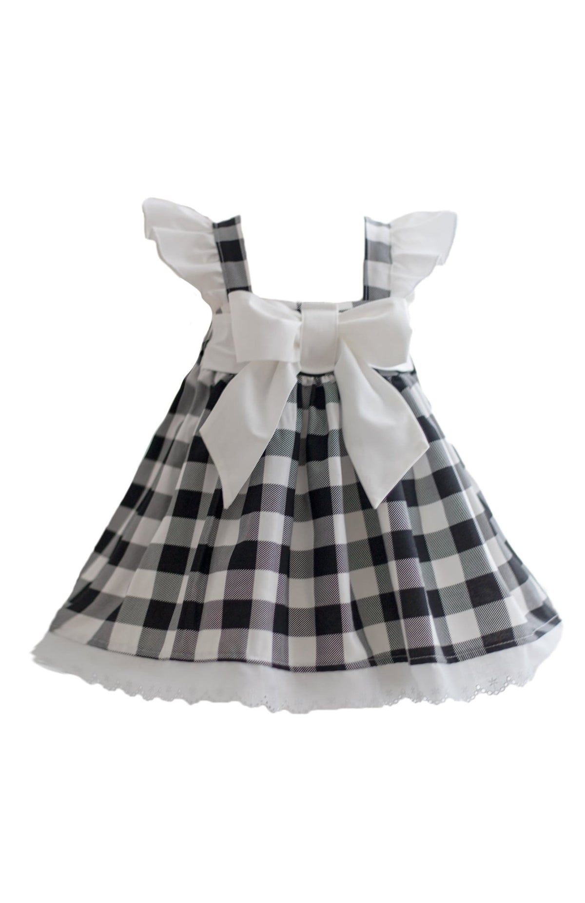 Black Gingham Dress - Kinder Kouture