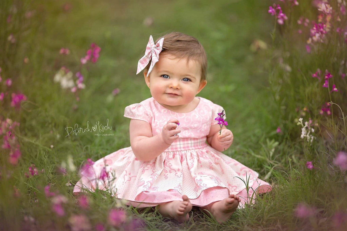 Black Gingham Hairbow - Kinder Kouture