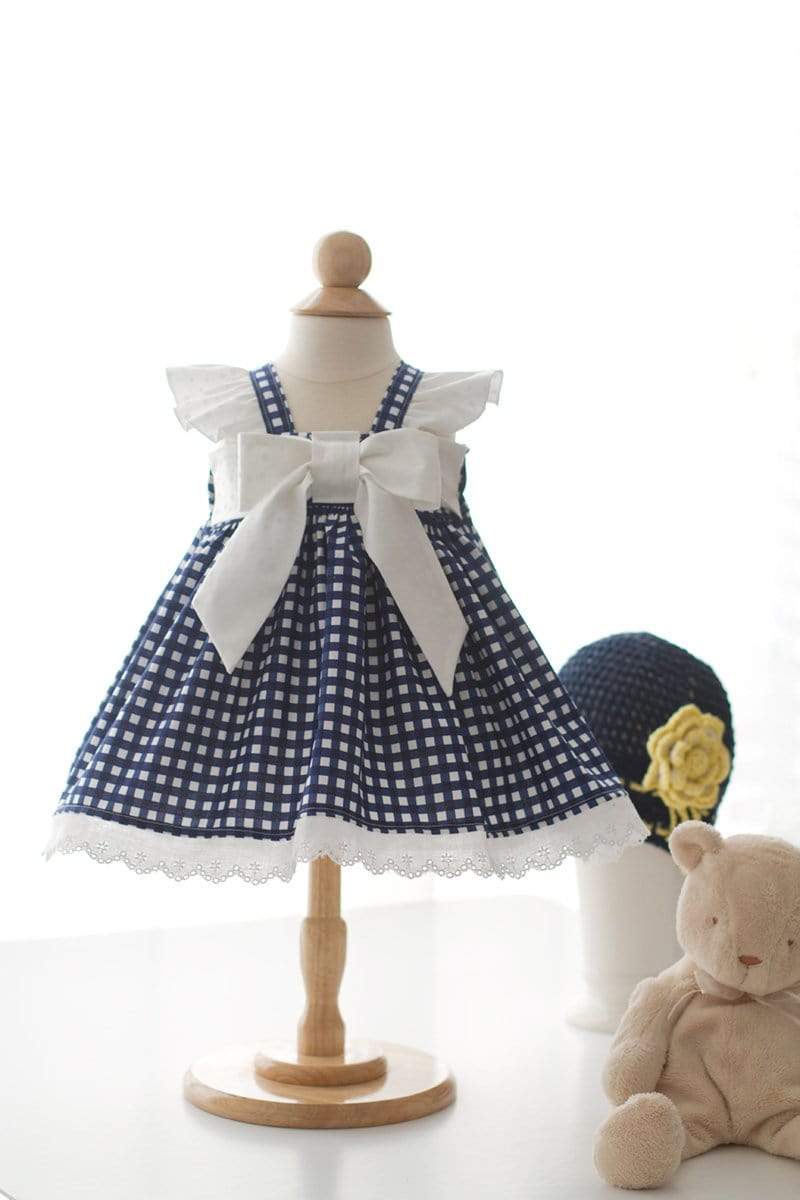 Blue Gingham Dress - Kinder Kouture Blue Gingham Dress - Kinder Kouture