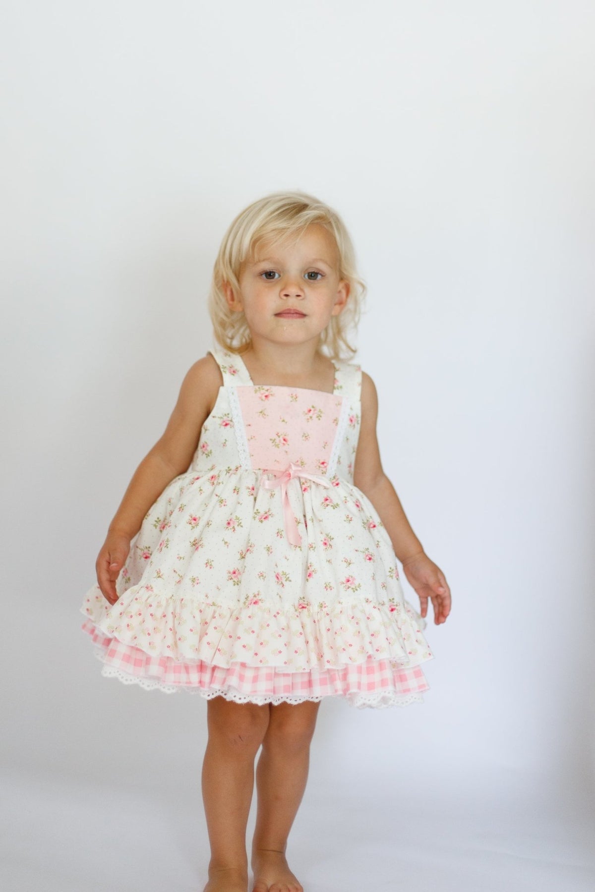 Cottage Rose Petit Fleur Baby Dress - Kinder Kouture