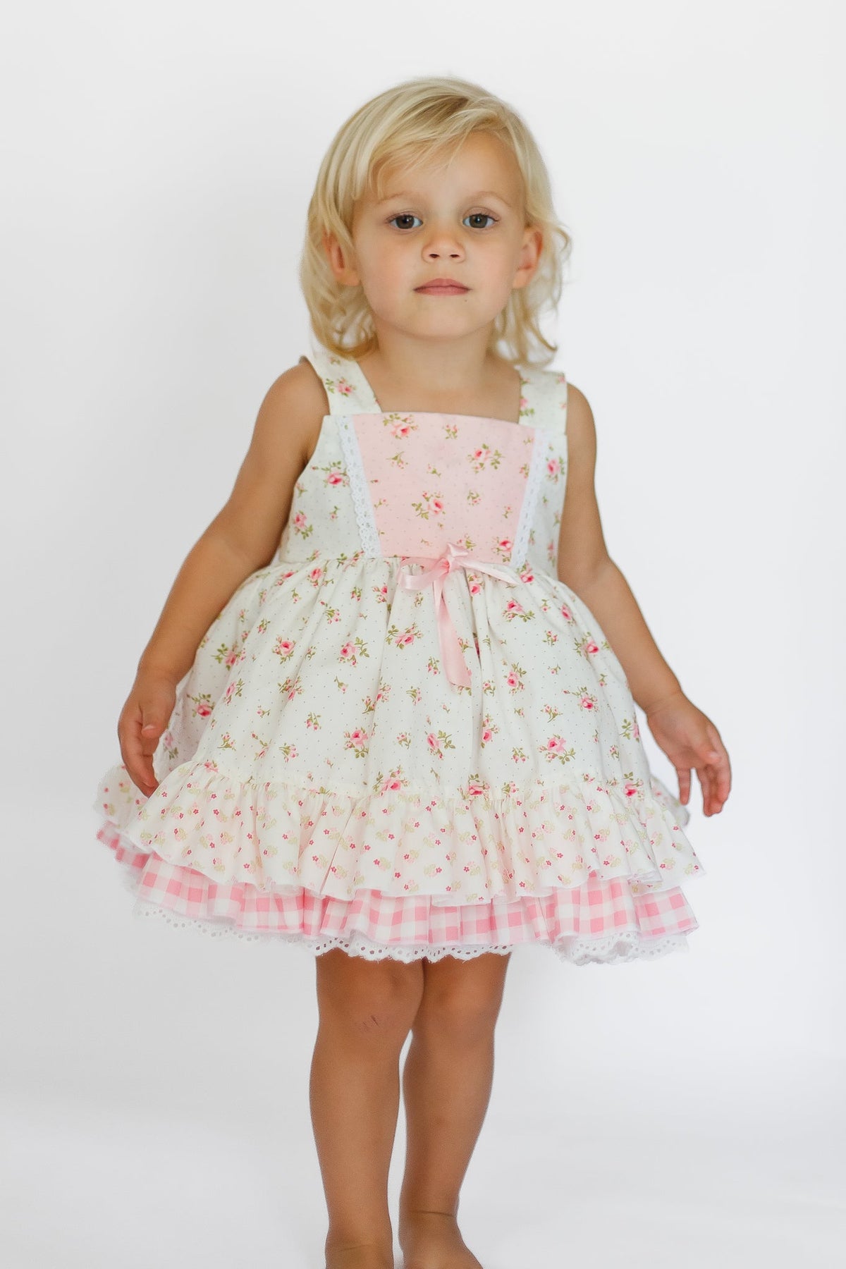 Cottage Rose Petit Fleur Baby Dress - Kinder Kouture