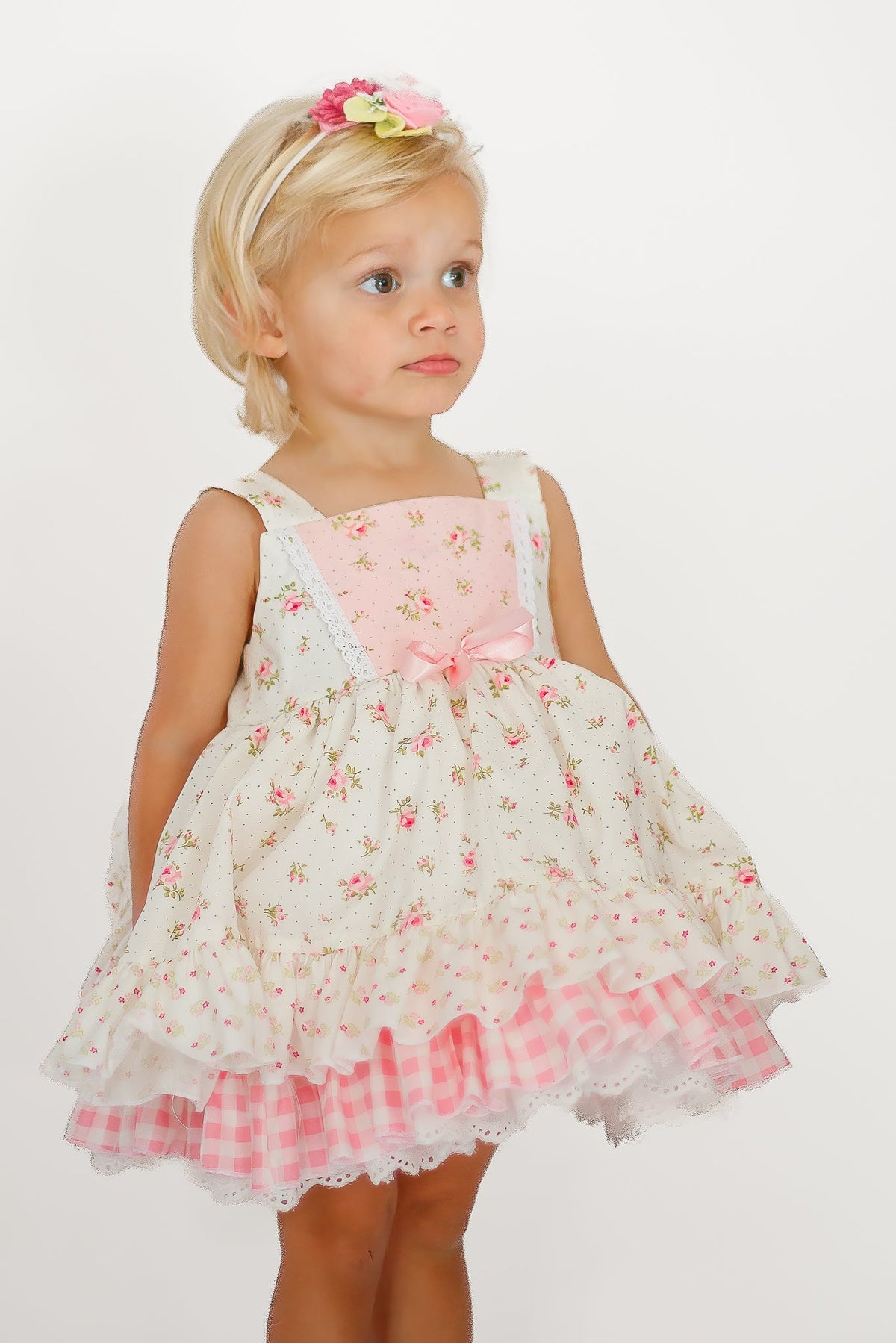 Cottage Rose Petit Fleur Baby Dress - Kinder Kouture