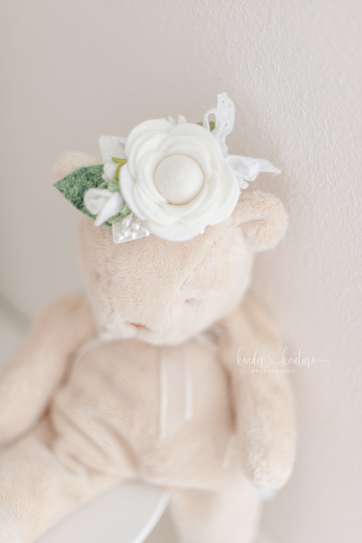 Creamy Rose Hair Accessory - Kinder Kouture