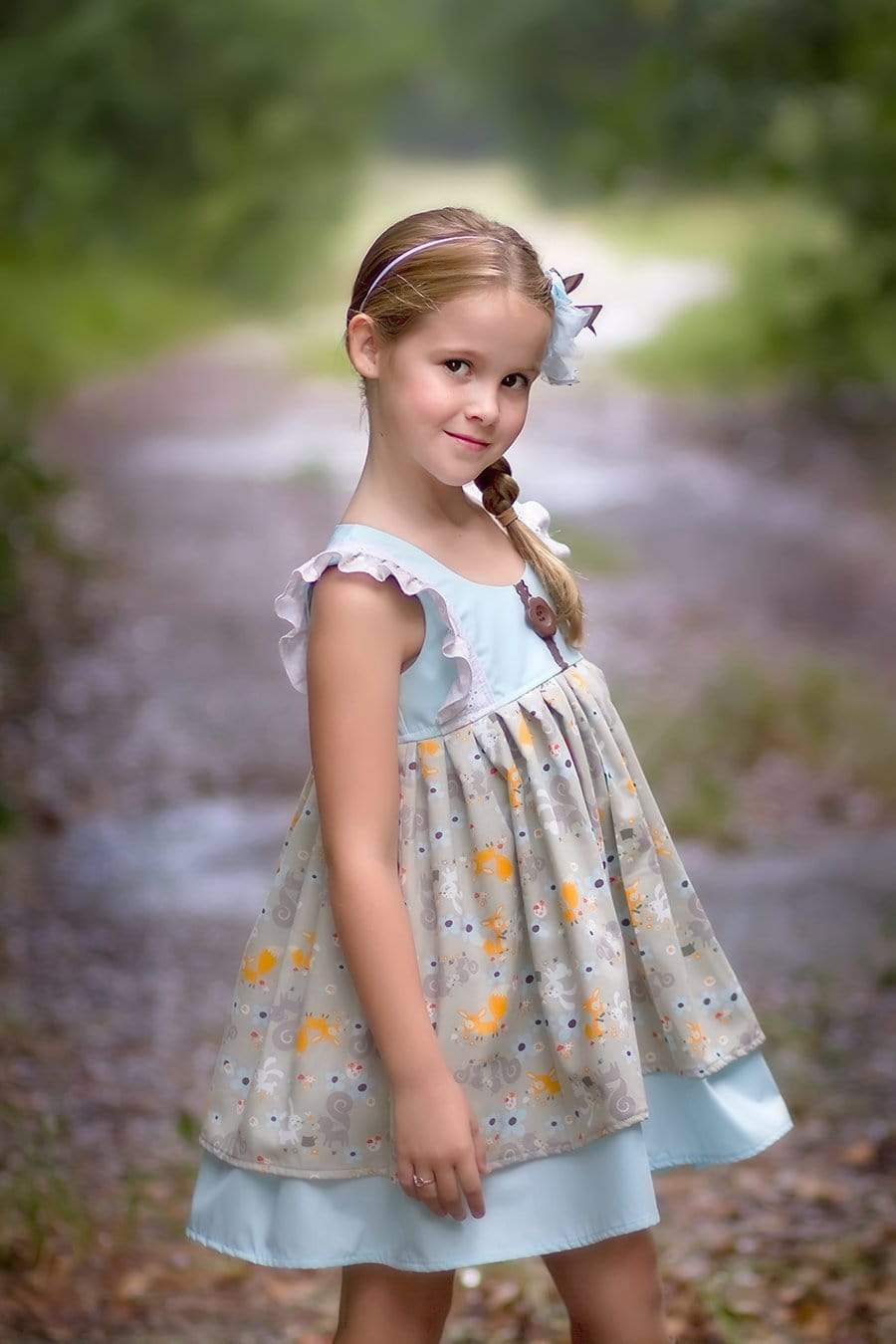 Fox and Friends Dress - Kinder Kouture