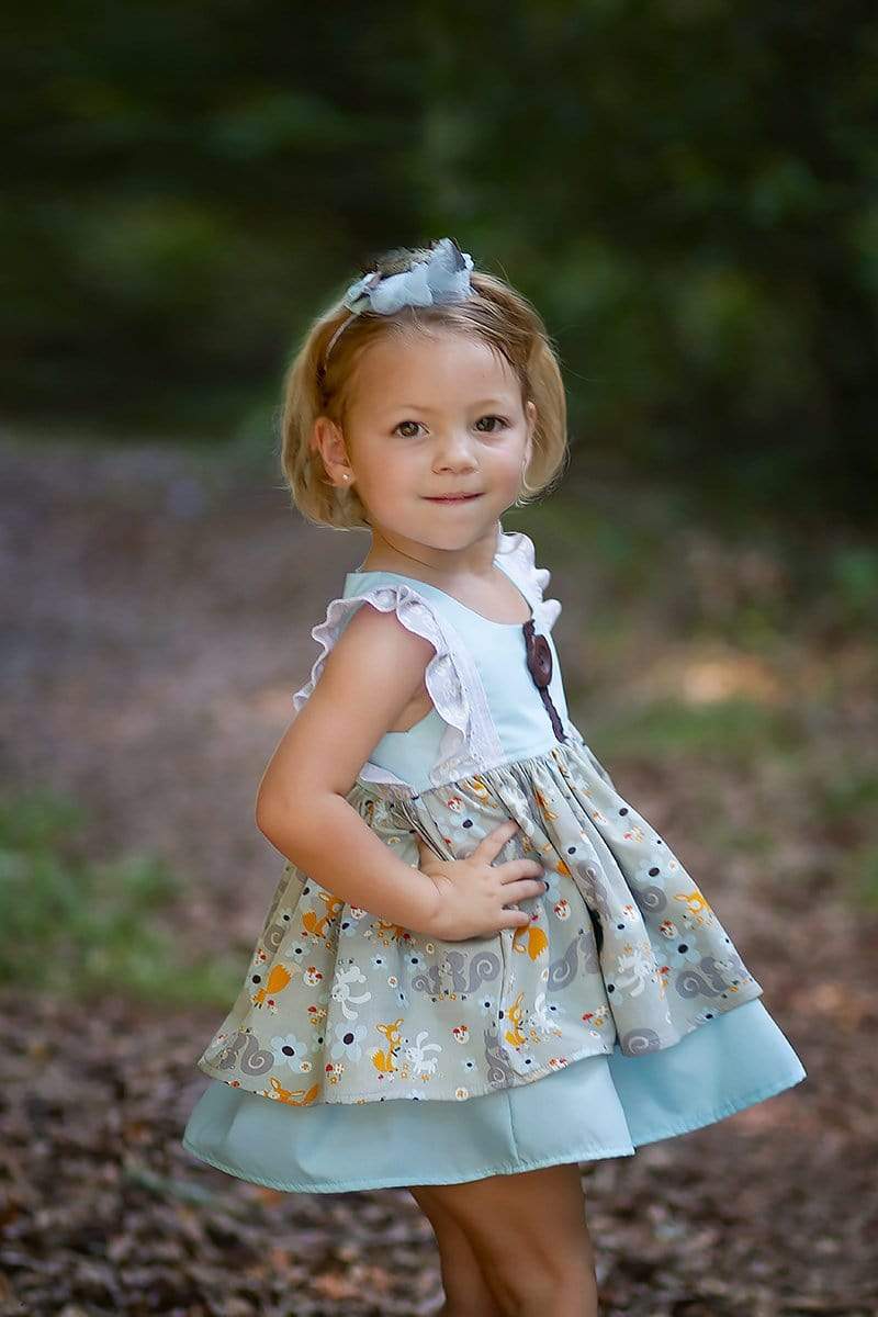 Fox and Friends Dress - Kinder Kouture