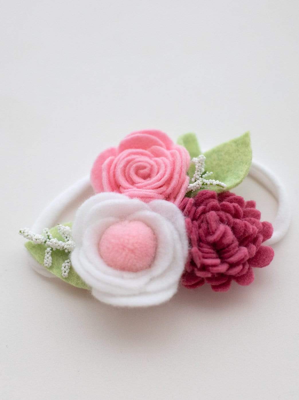 Pink Floral Headband - Kinder Kouture