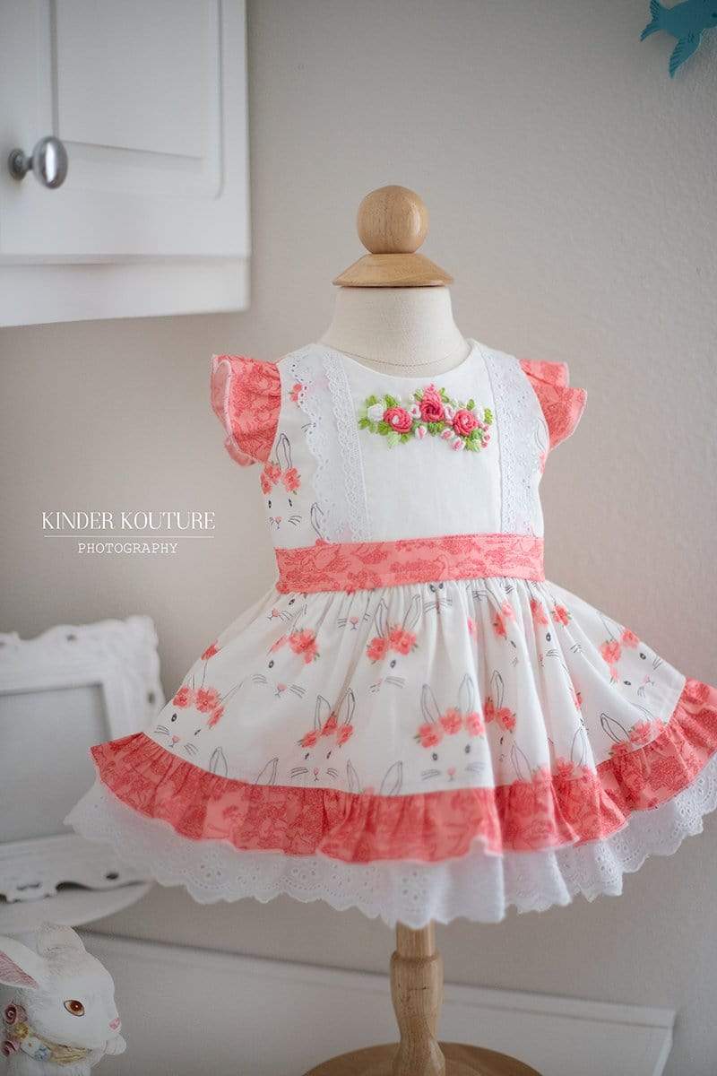 Bunny Blooms Classic Baby Dress