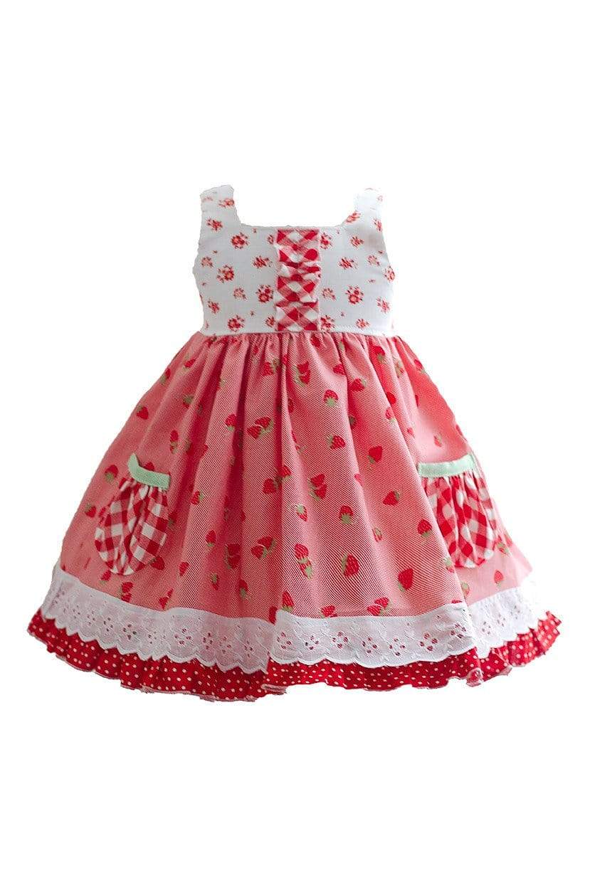 RTS Strawberry Sweetheart Dress