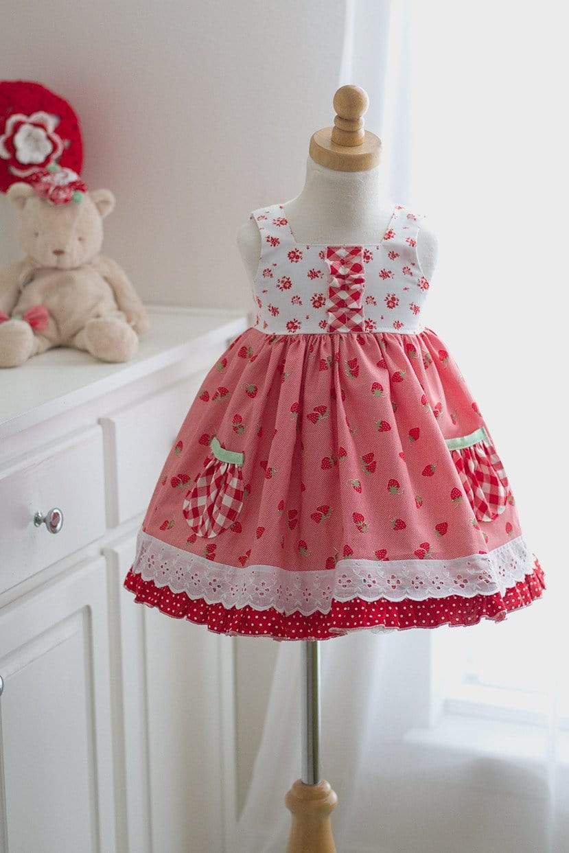 RTS Strawberry Sweetheart Dress