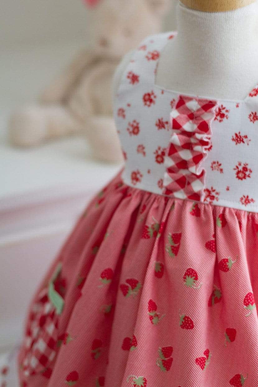 RTS Strawberry Sweetheart Dress