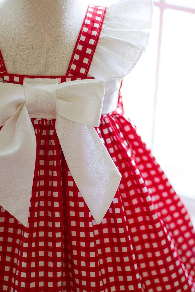 Red Gingham Dress - Kinder Kouture