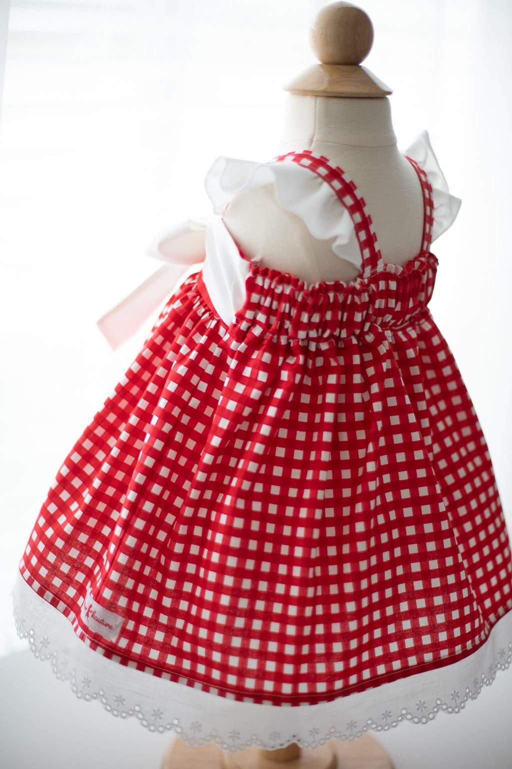 Red Gingham Dress - Kinder Kouture