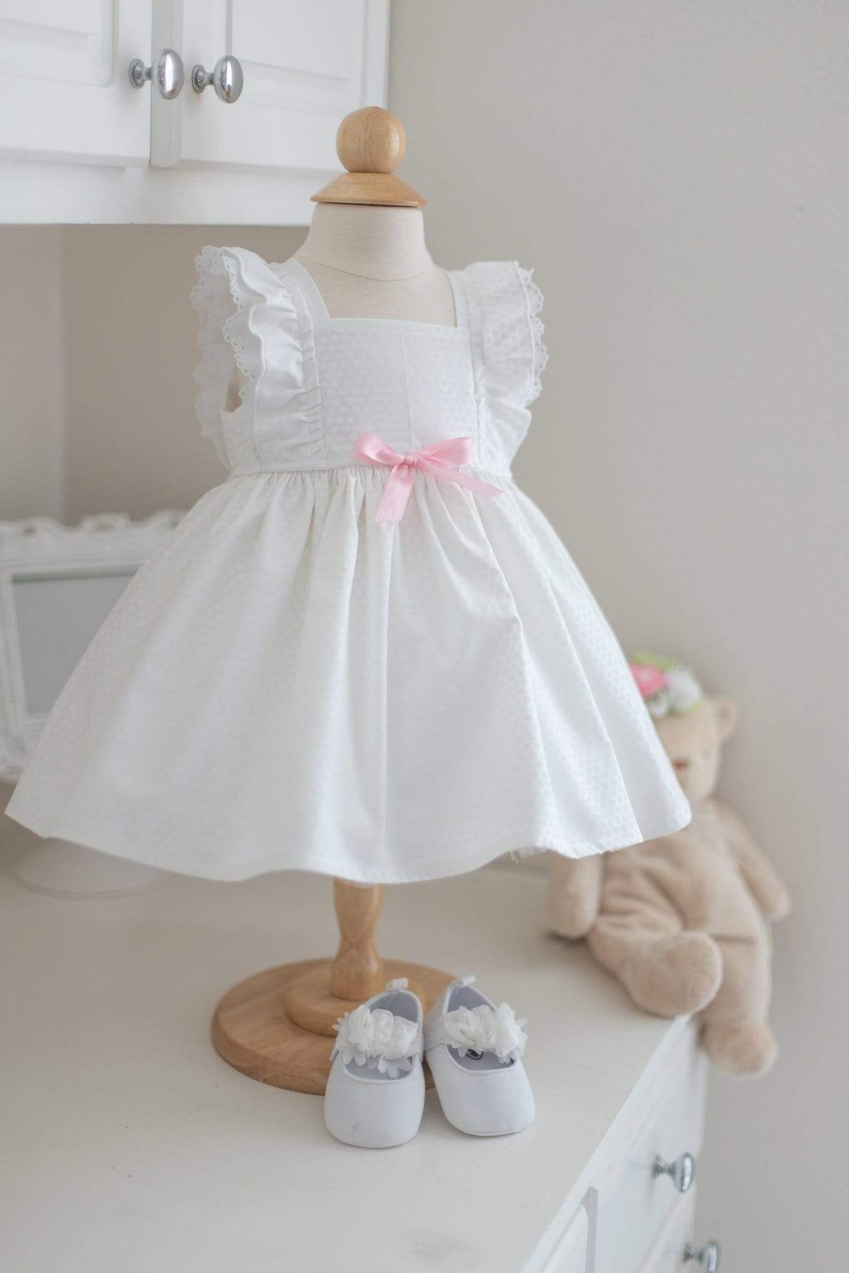 White Lily Dress - Kinder Kouture