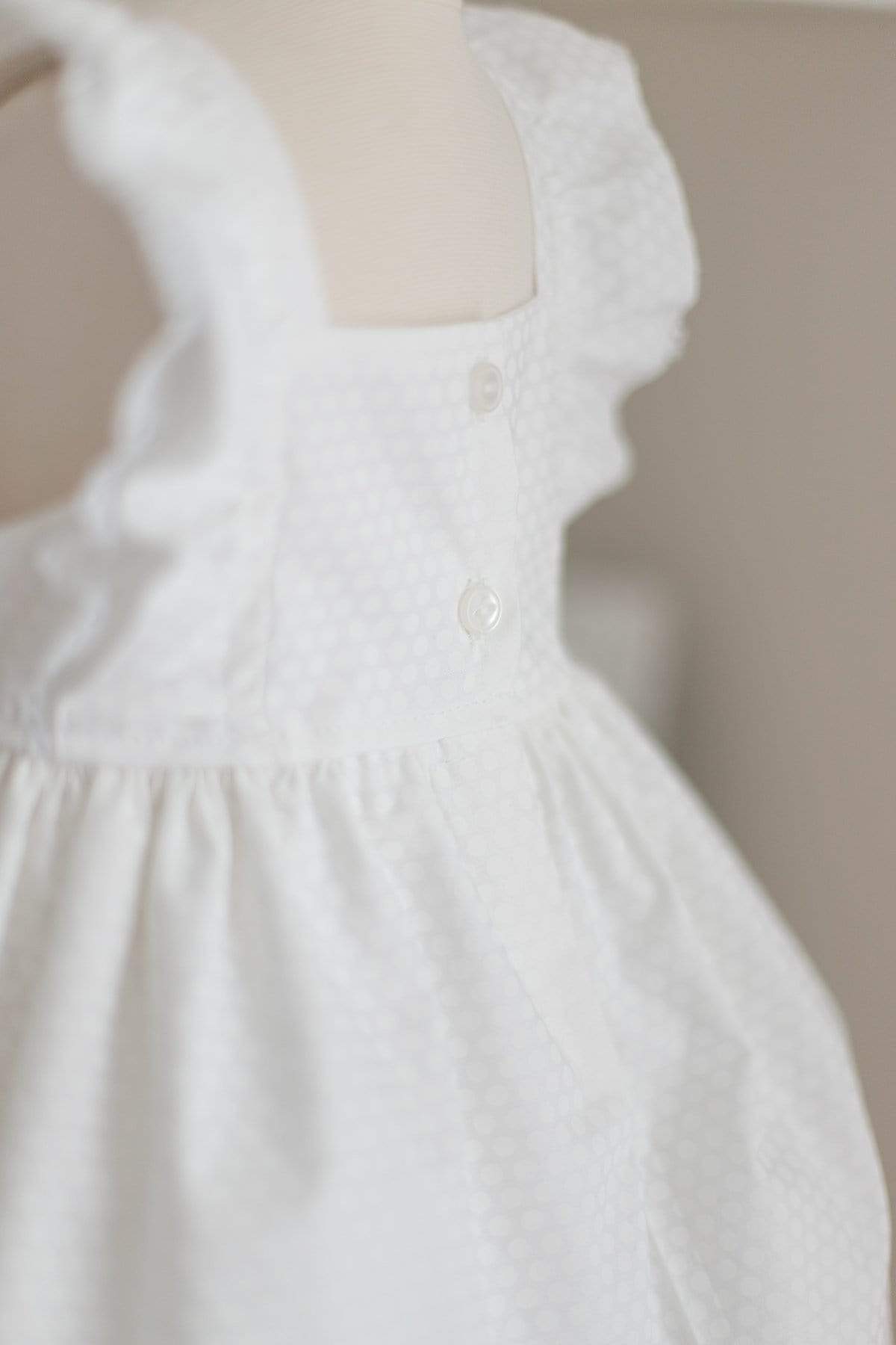 White Lily Dress - Kinder Kouture