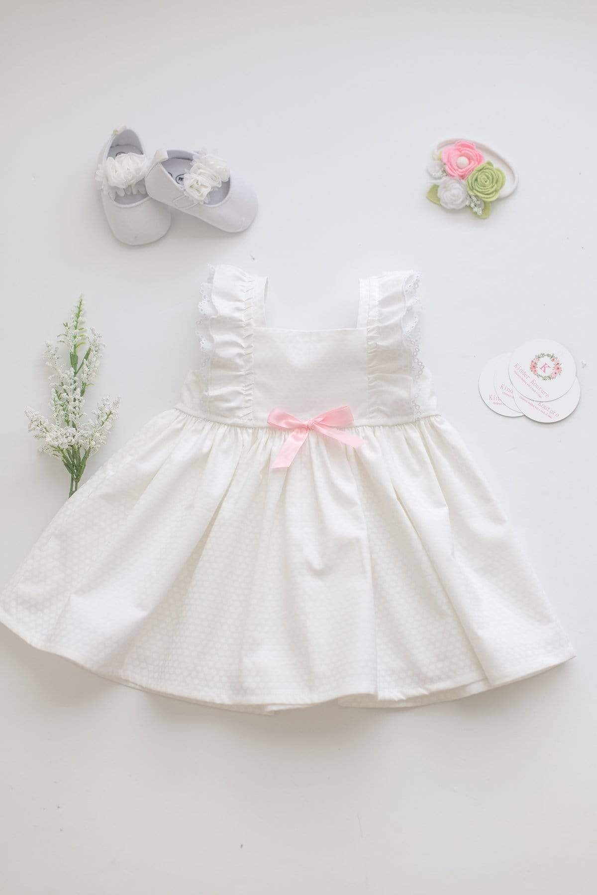 White Lily Dress - Kinder Kouture